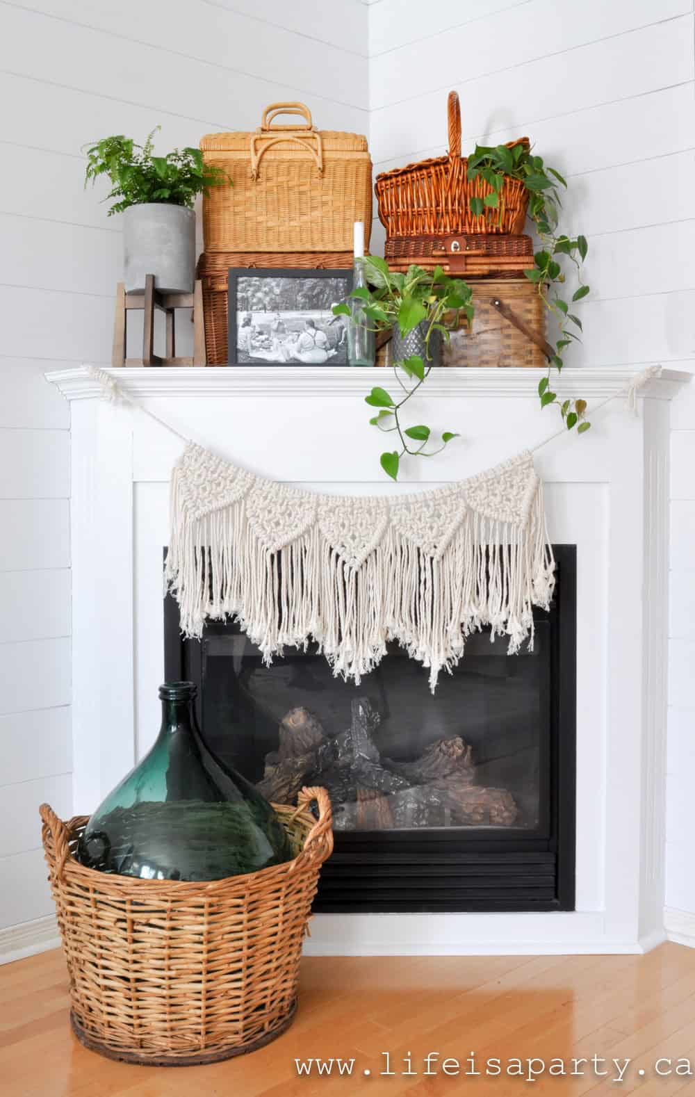 spring mantel ideas