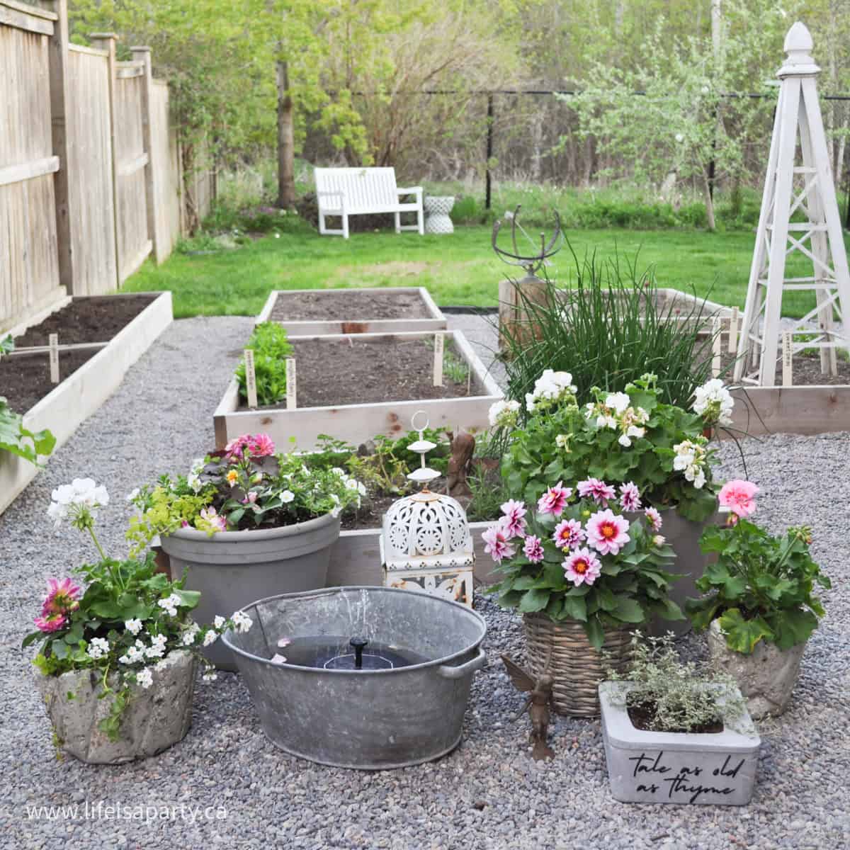 DIY garden ideas on a budget.
