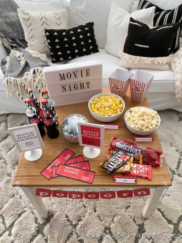 Free Movie Night Printables Life - Free Movie Night Printables 1 768x1024 