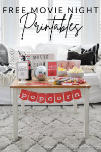 Free Movie Night Printables - Life is a Party