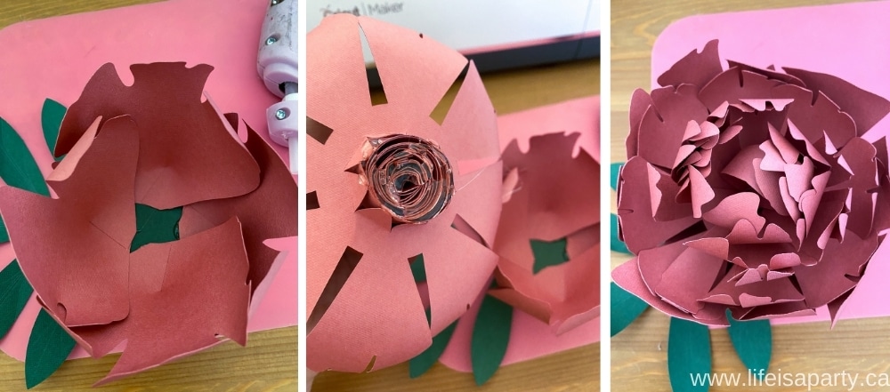 how to make paper dahlia flowers