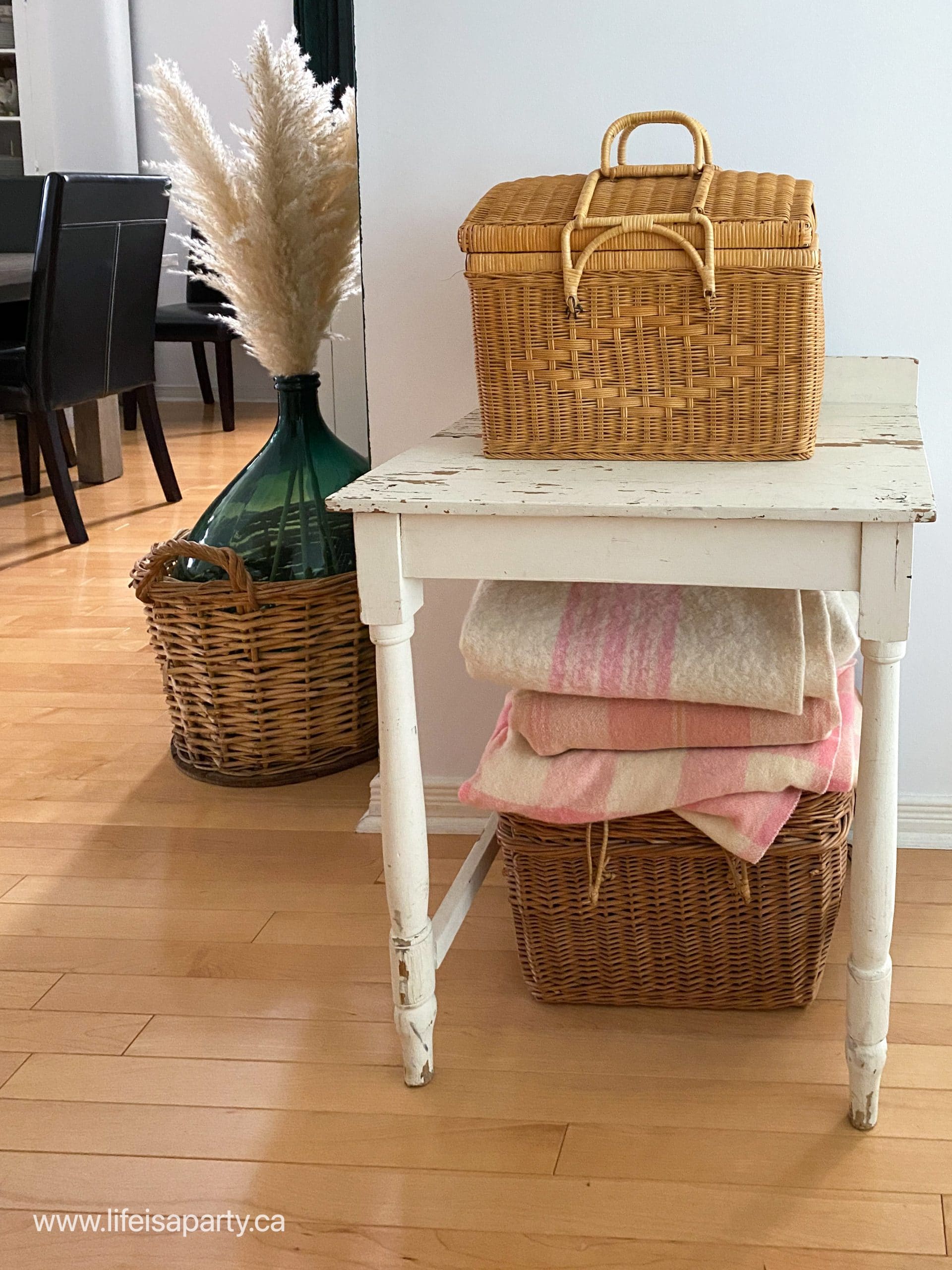 what to do with vintage baskets