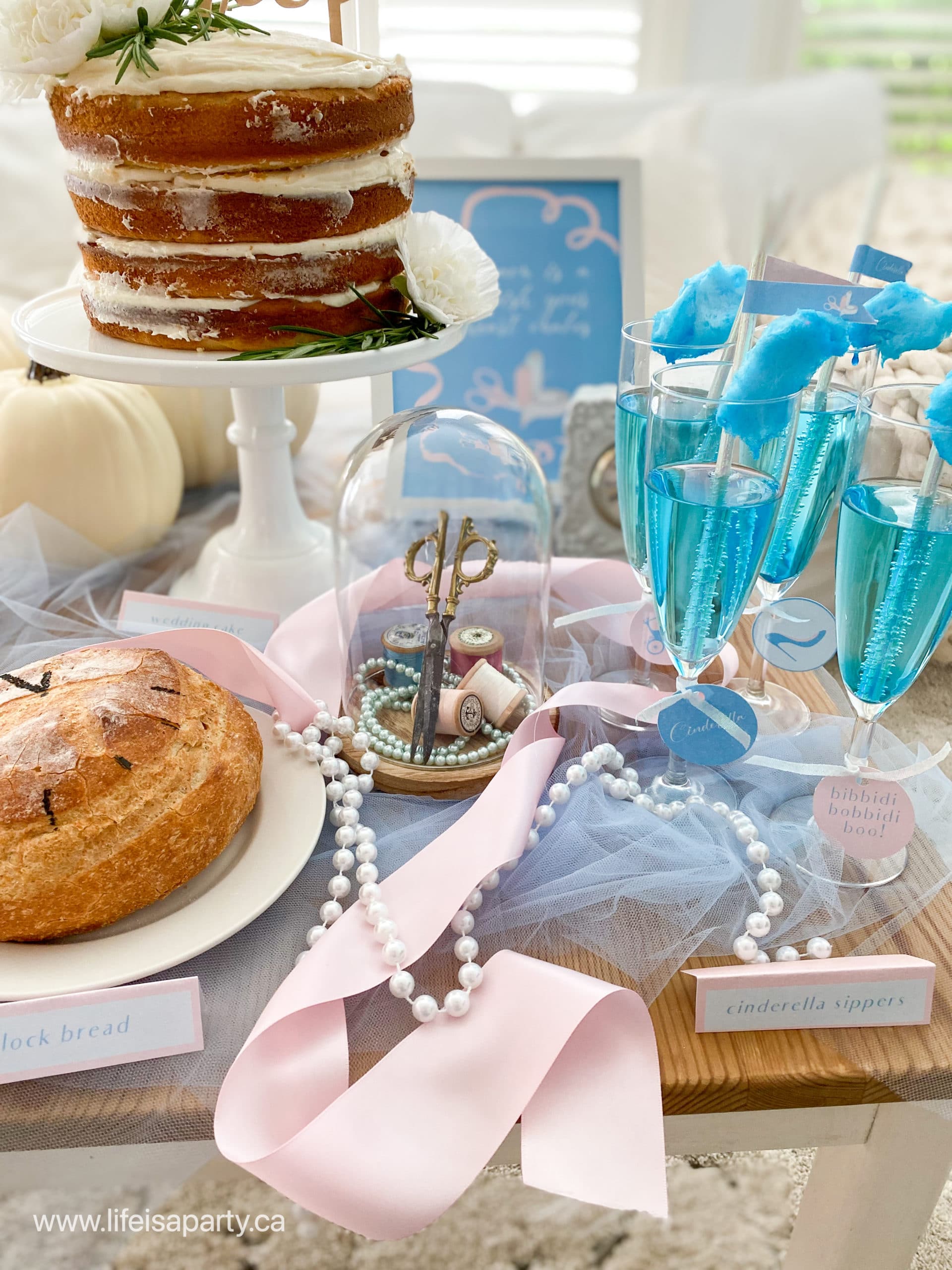 how to throw a Cinderella party