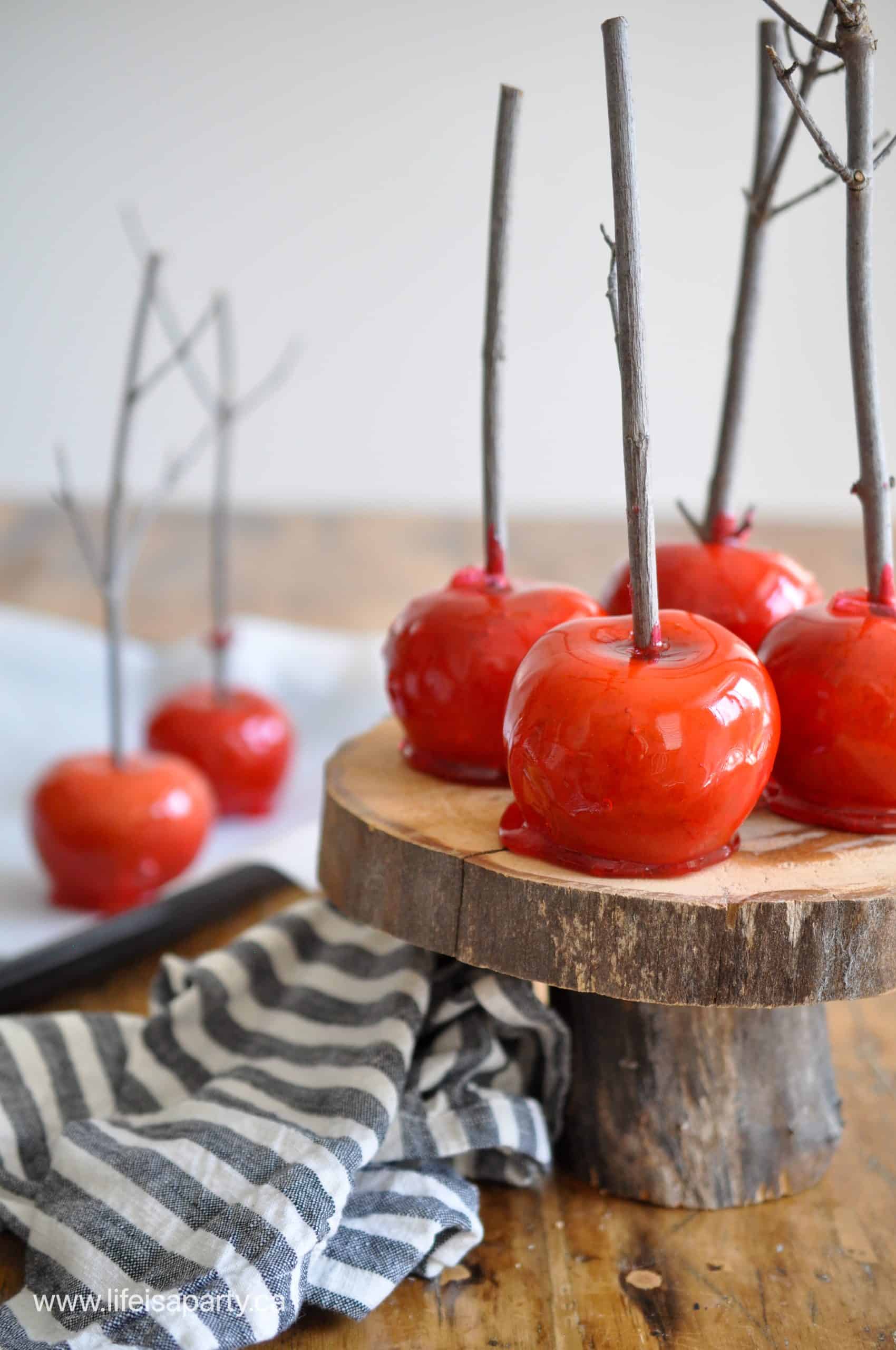 Homemade Candy Apples Life is a Party