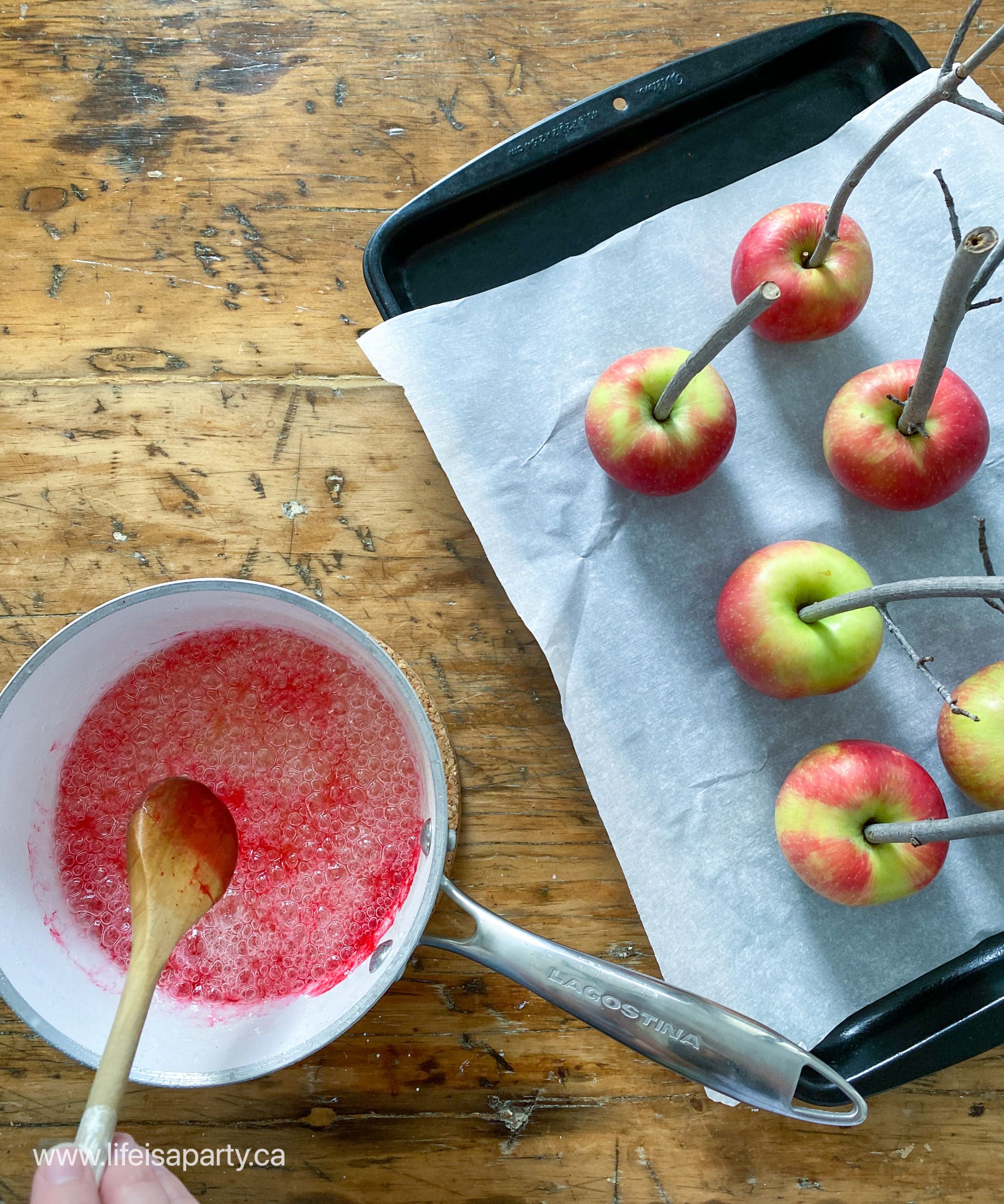 how to make homemade candy apples