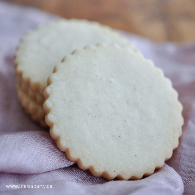 Easy Vanilla Shortbread Cookie Recipe Made With Cornstarch Life is a