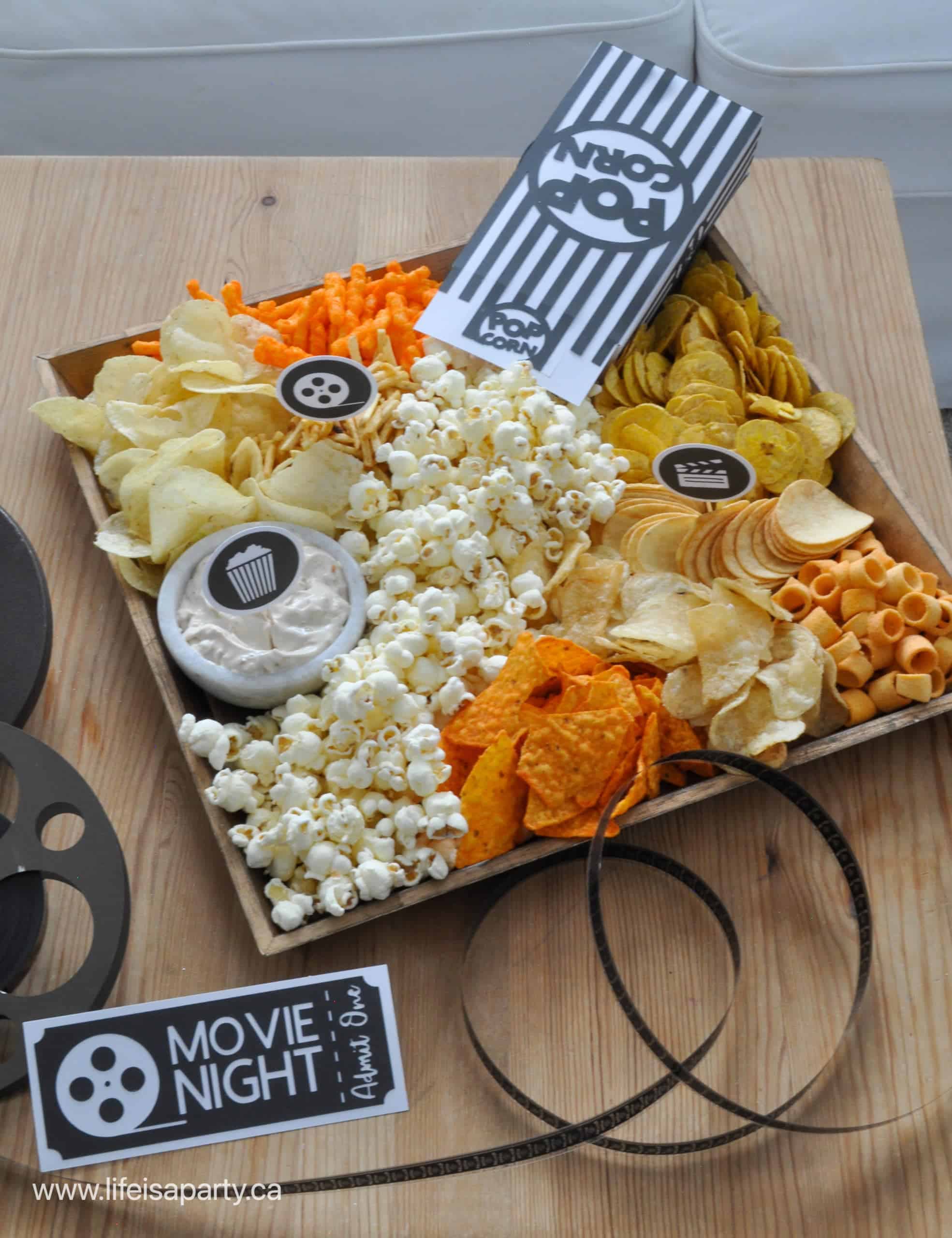 movie night snacks