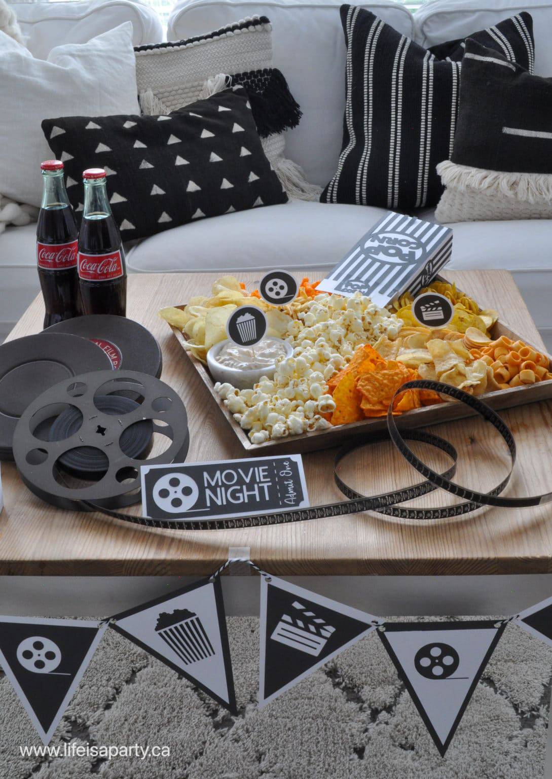 Movie Date Night At Home - Life is a Party