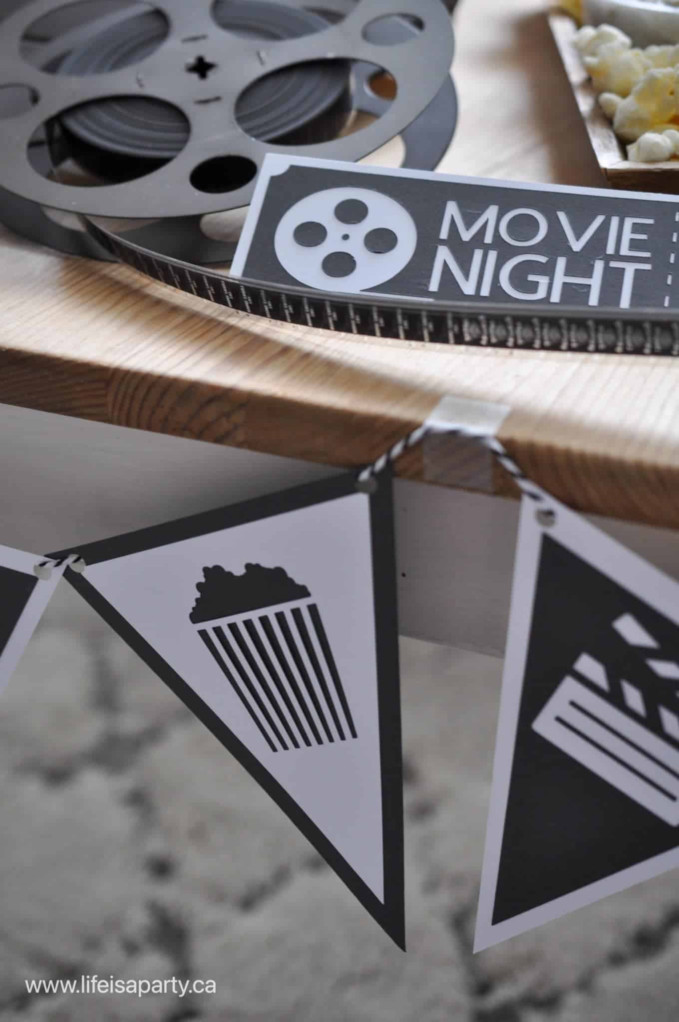 Movie Date Night At Home - Life is a Party