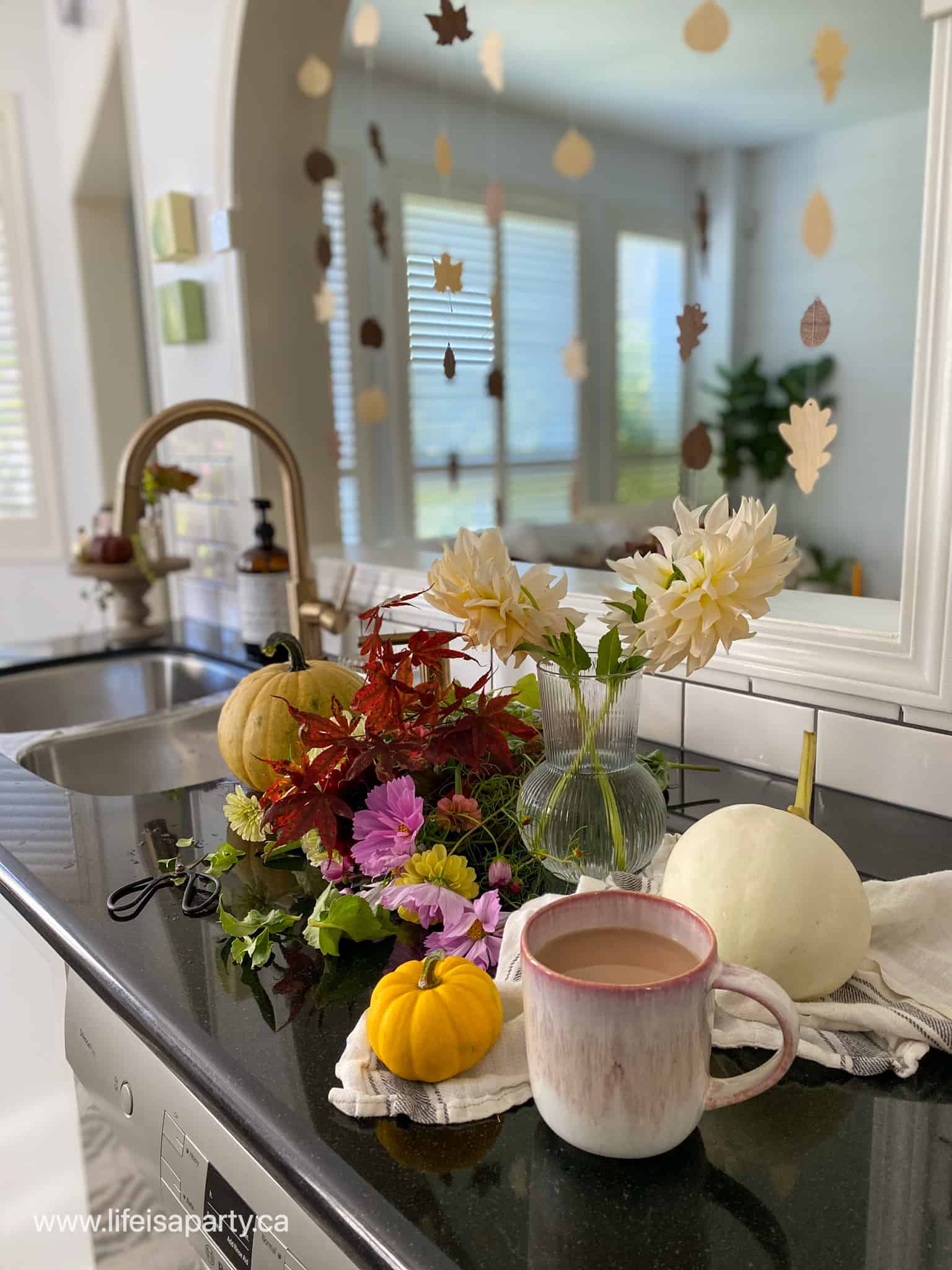 fall decorating ideas in the kitchen