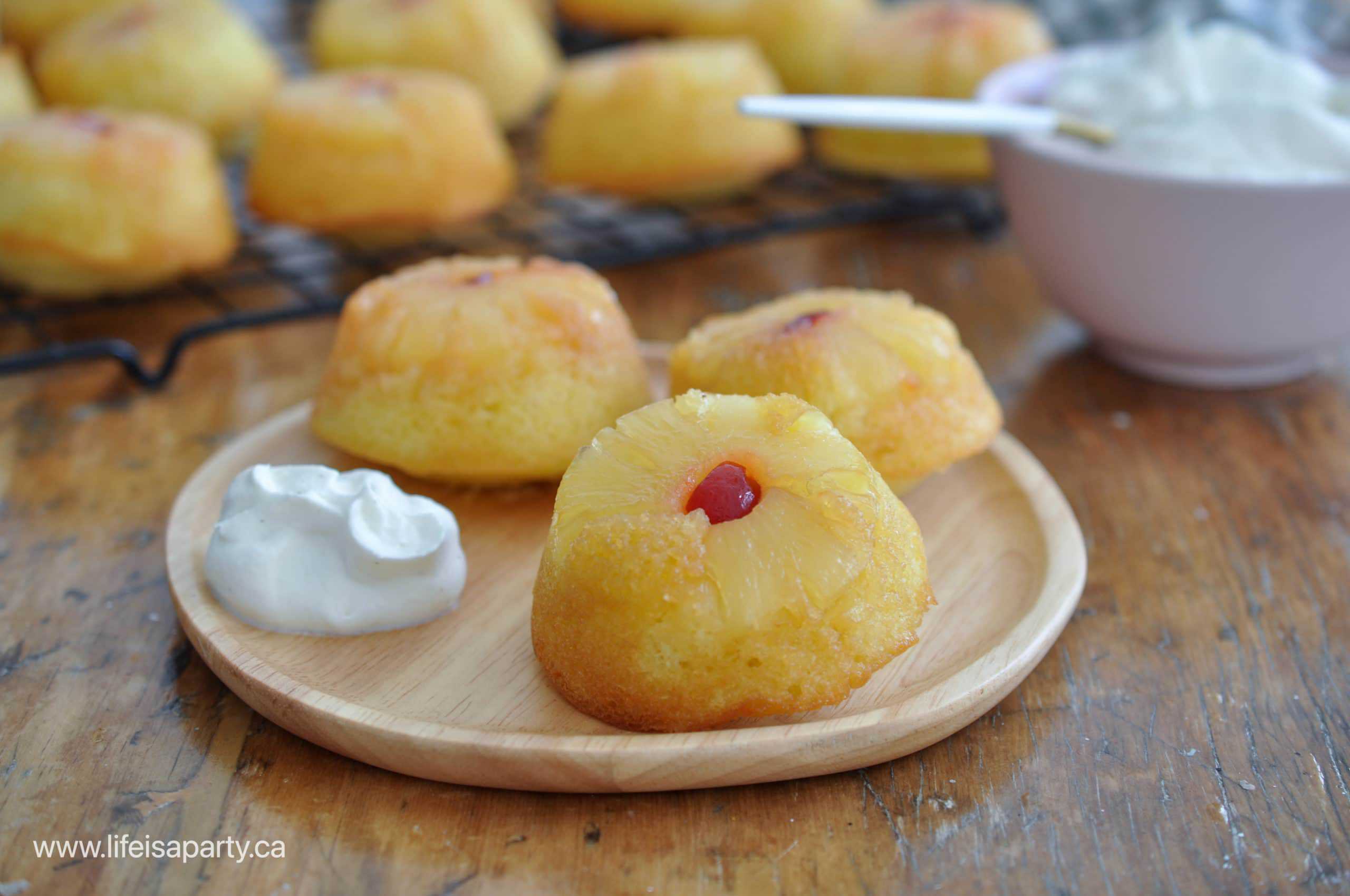 mini pineapple upside down cake recipe