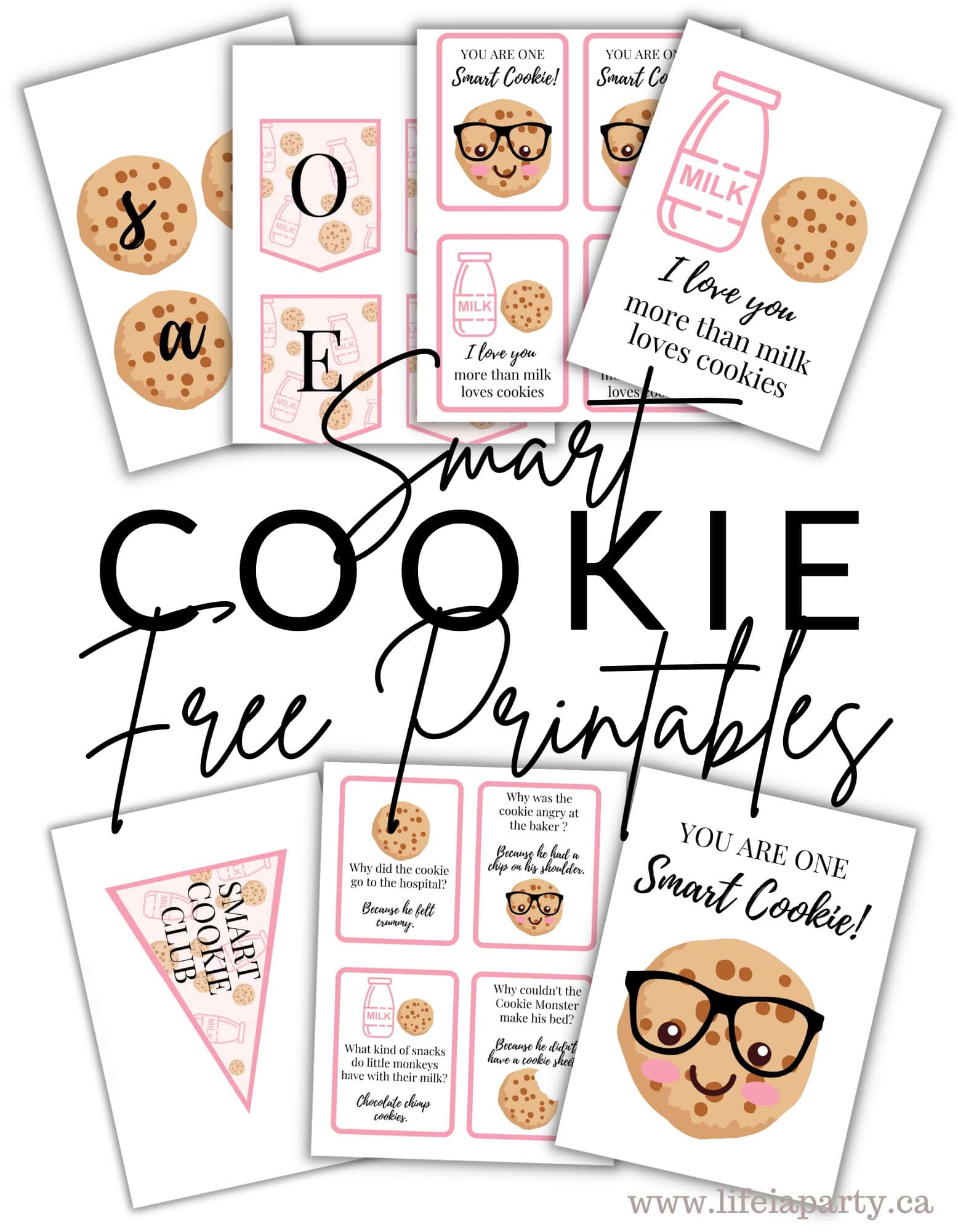 Smart cookie free party printables.