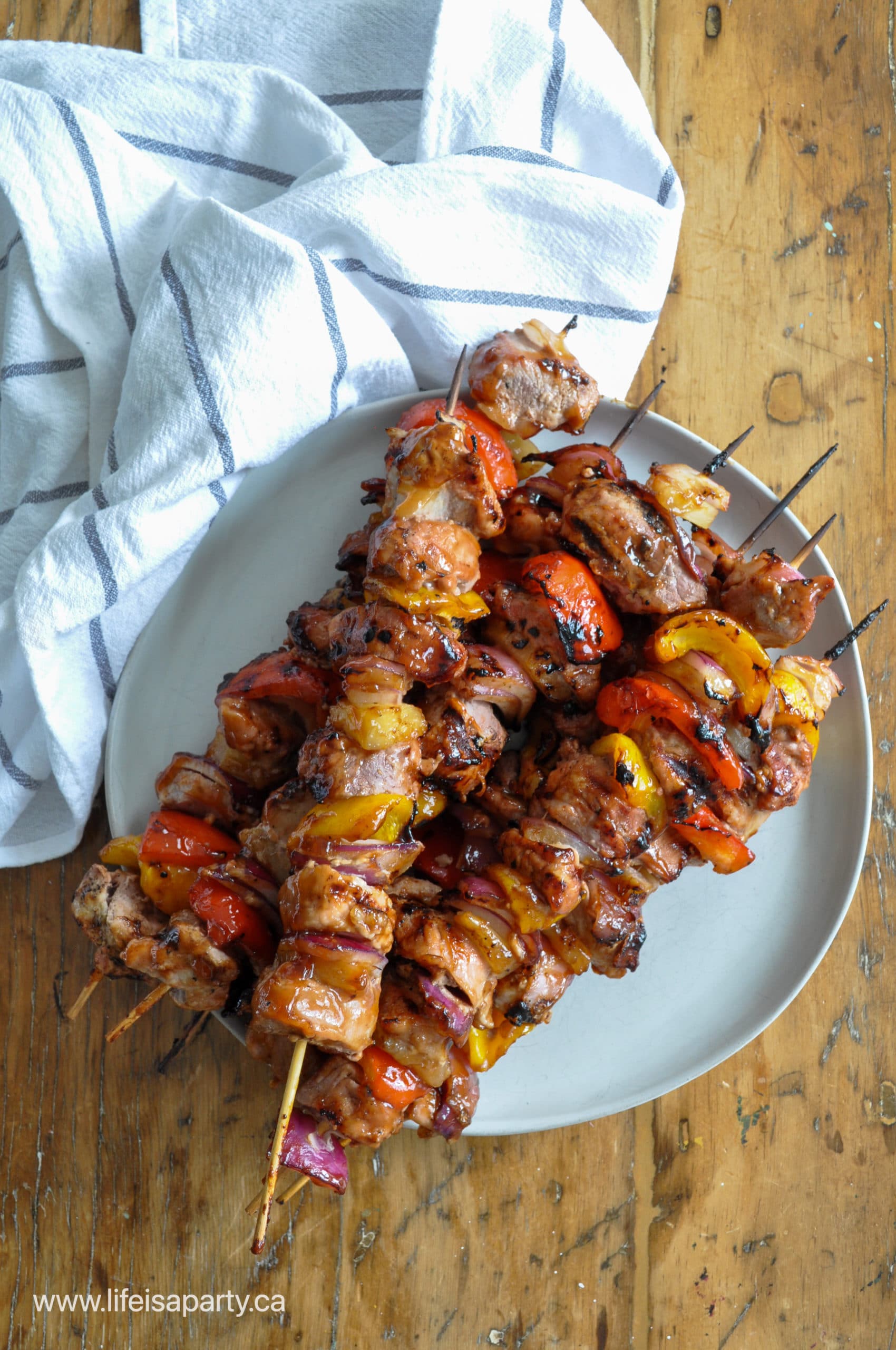how to make sweet and sour kebabs