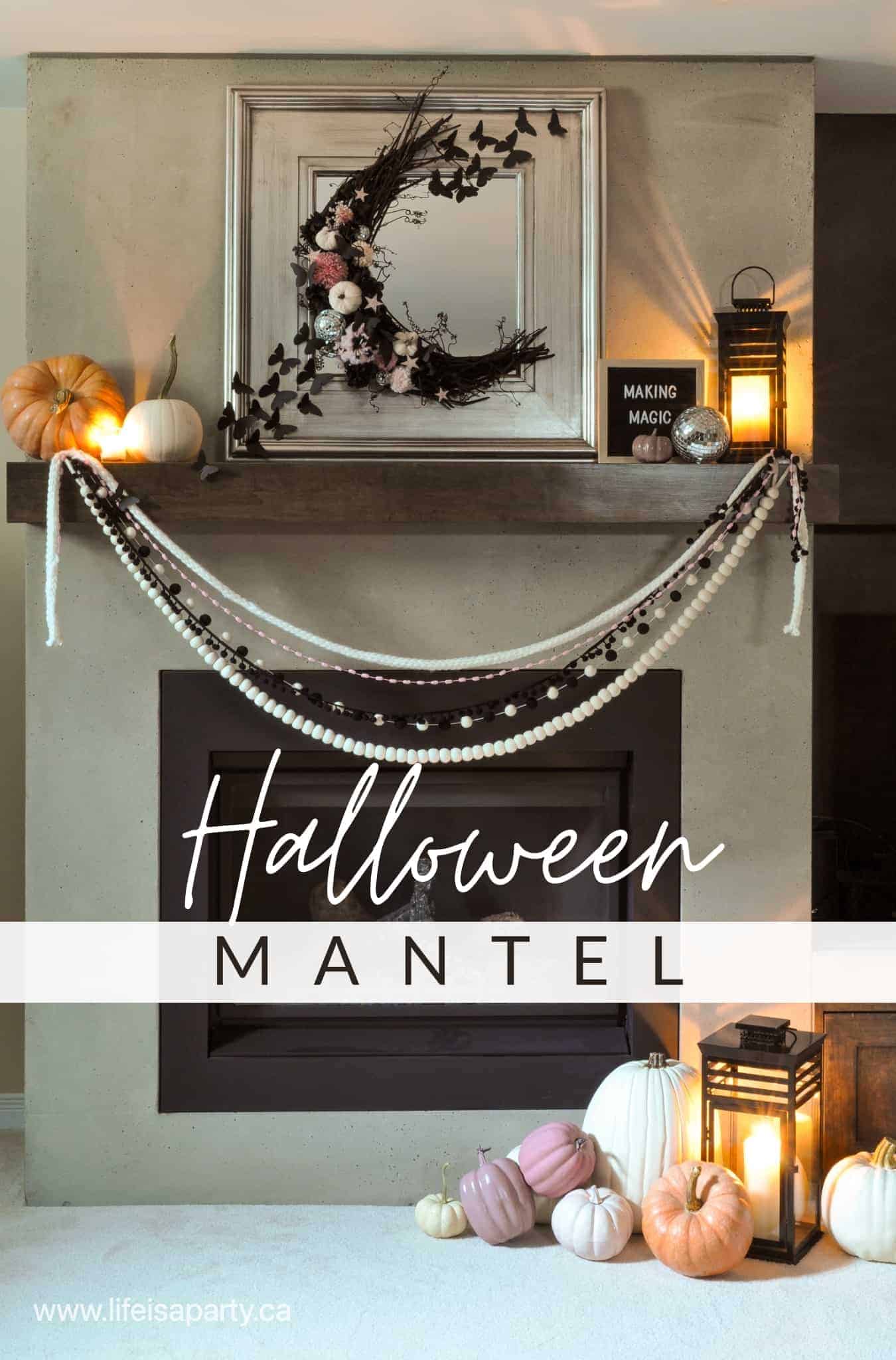 Halloween Mantel Decor