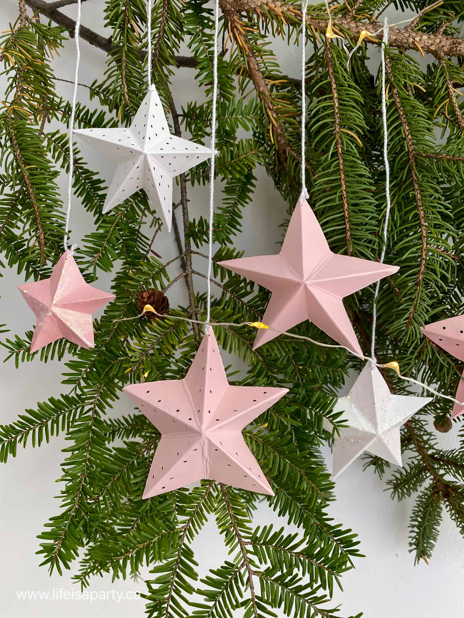paper star Christmas decoration