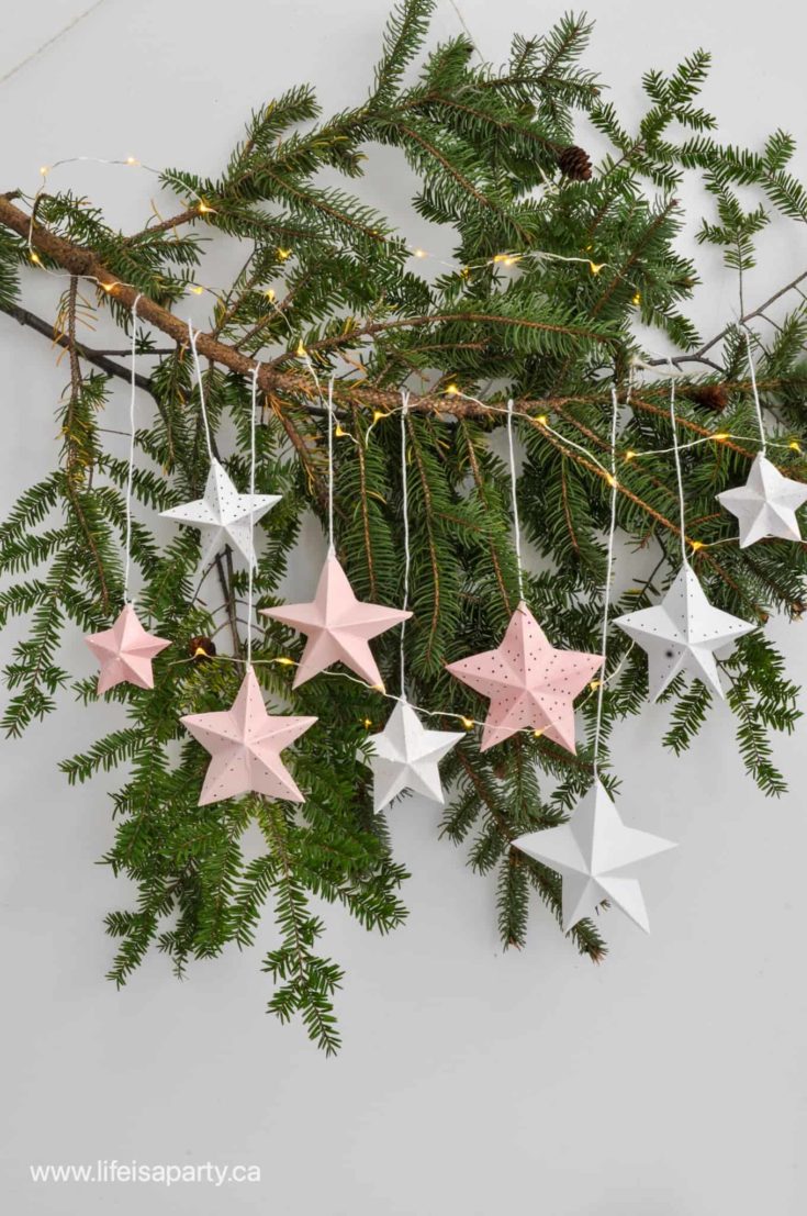 DIY Paper Christmas Star Decoration