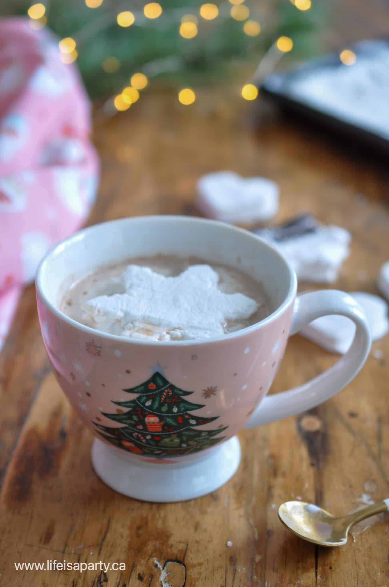 DIY hot chocolate mix gift