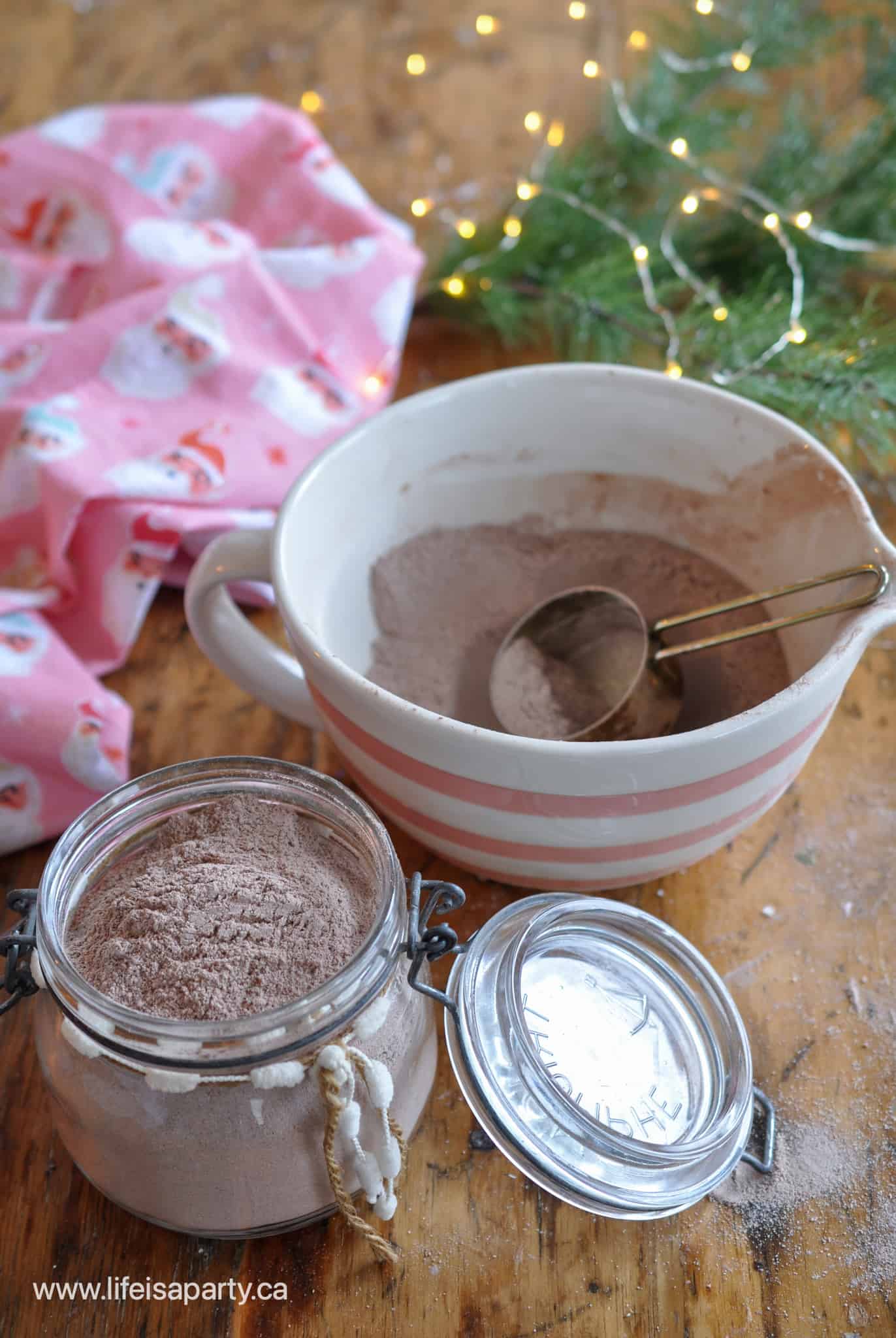 how to make homemade hot chocolate mix