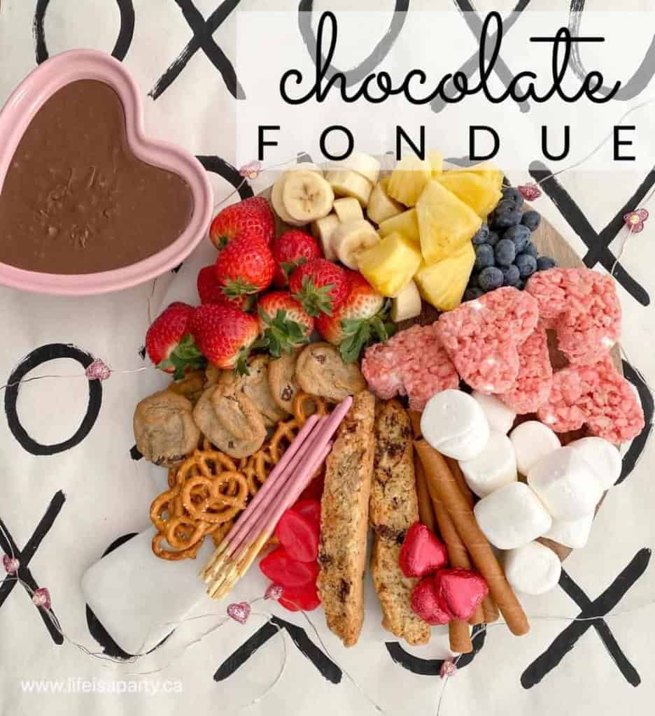 Easy Milk Chocolate Fondue Recipe Life is a Party