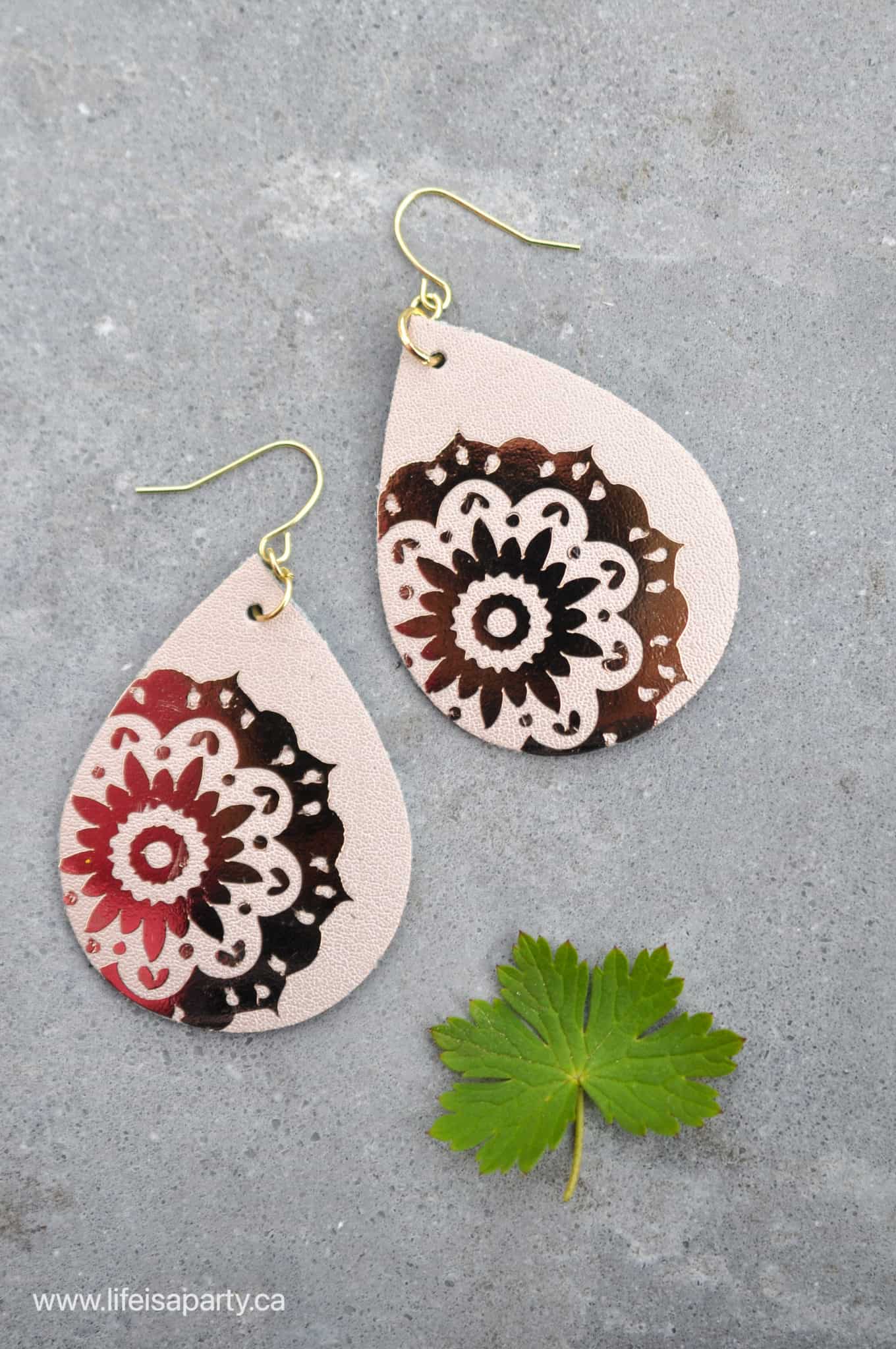 How To Make Earrings With A Cricut Life is a Party