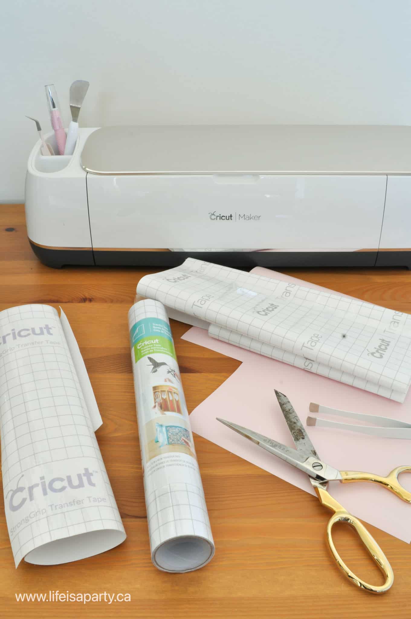 How To Use Cricut Transfer Tape Life is a Party