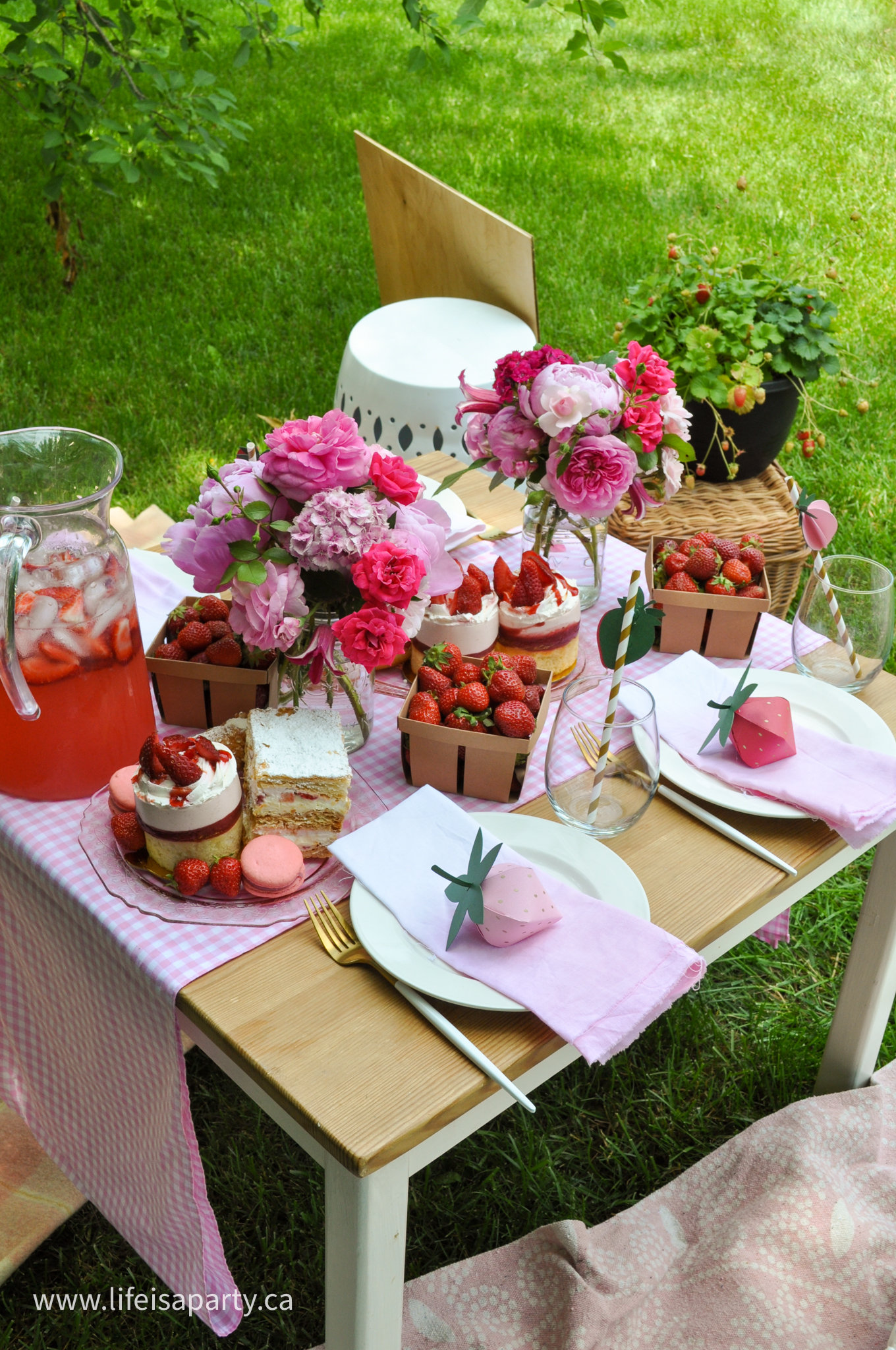 strawberry picnic ideas