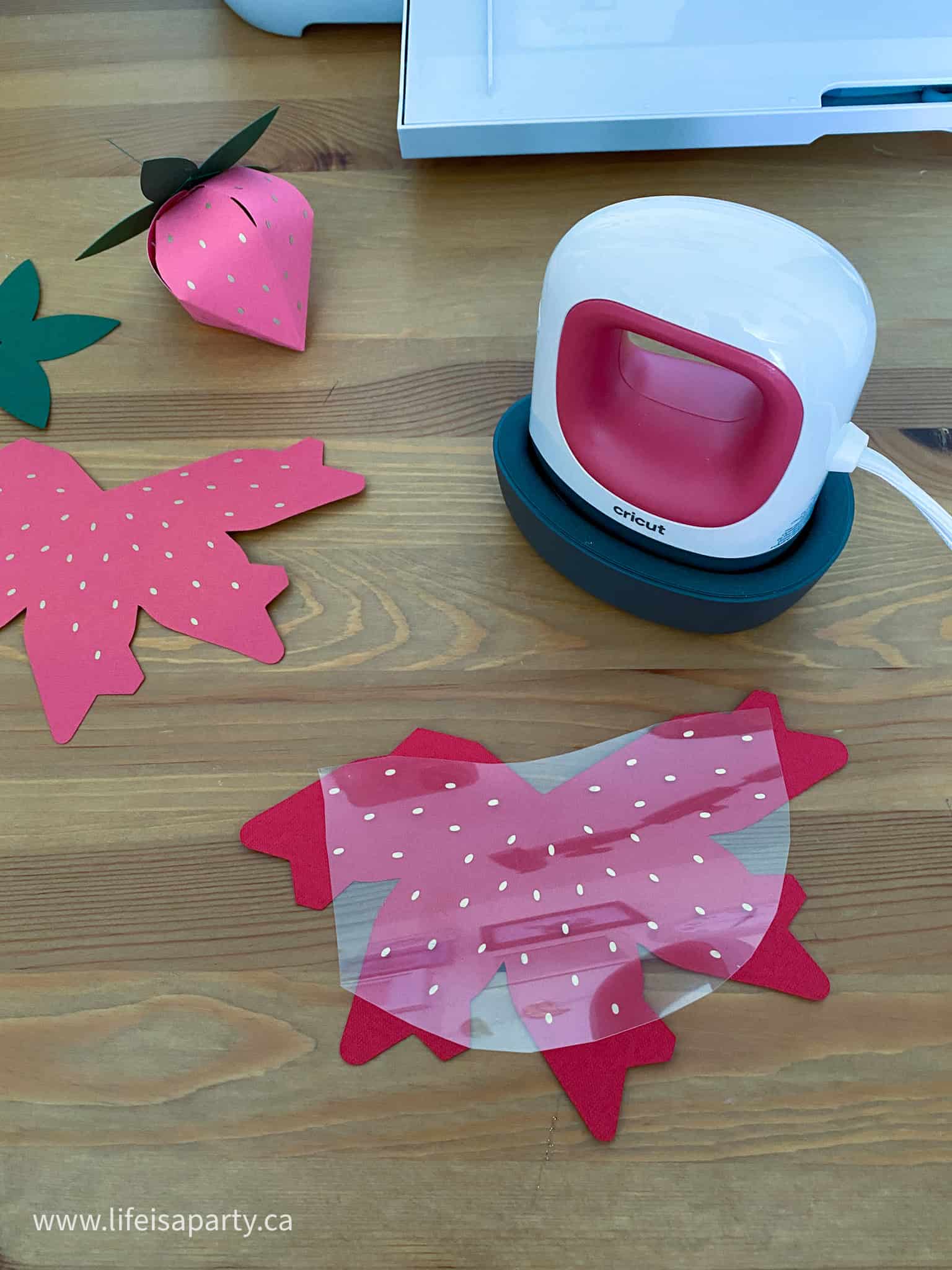 strawberry Cricut projects