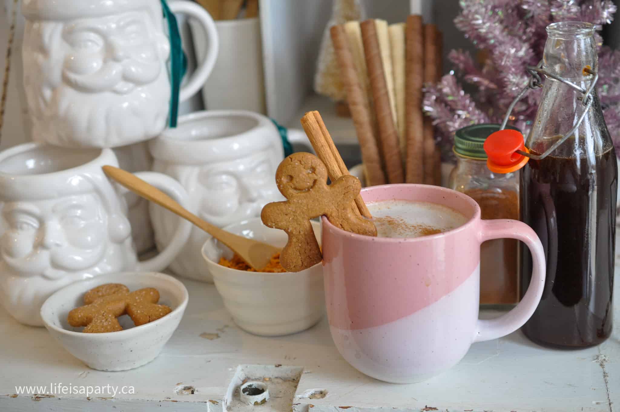 how to make a gingerbread latte