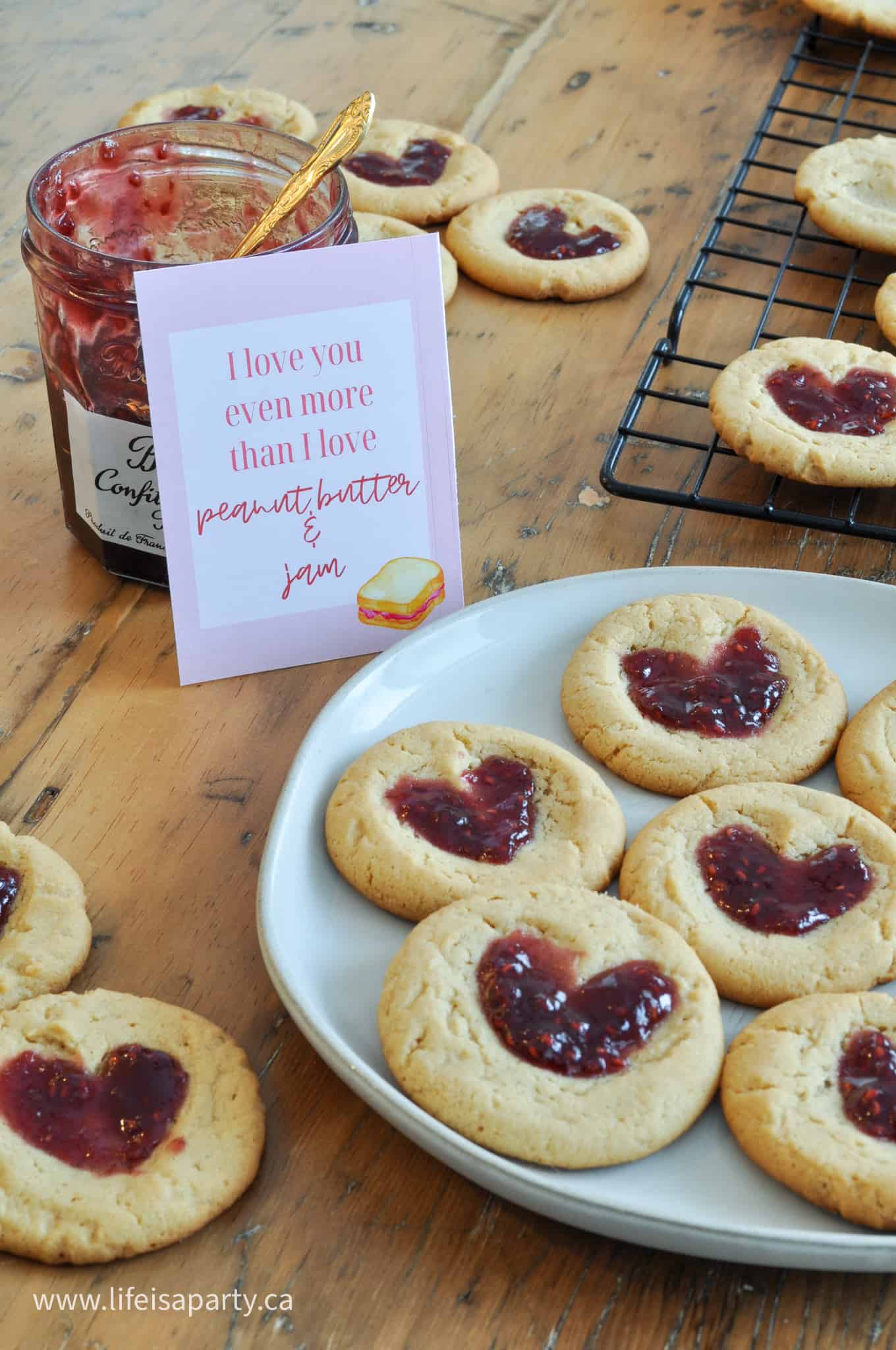 peanut butter and jam valentine card free printable
