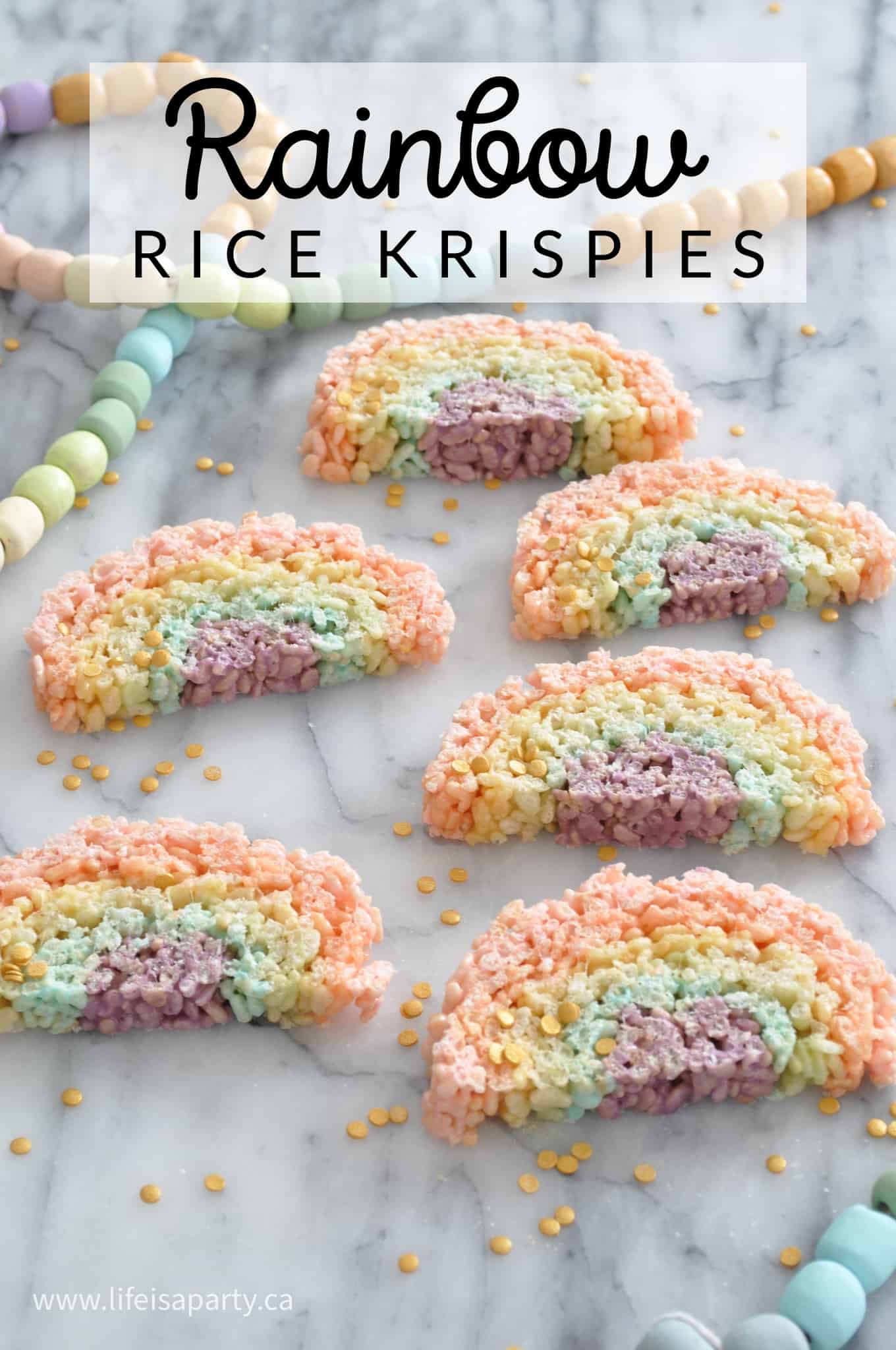 Rainbow Rice Krispies