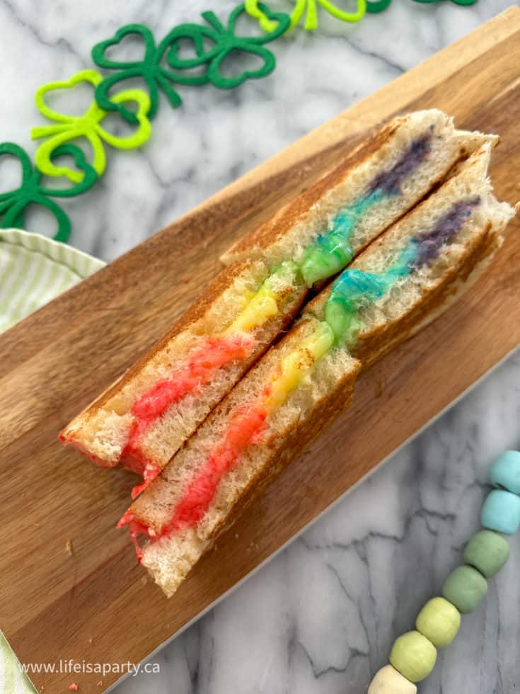 Rainbow Grilled Cheese Recipe