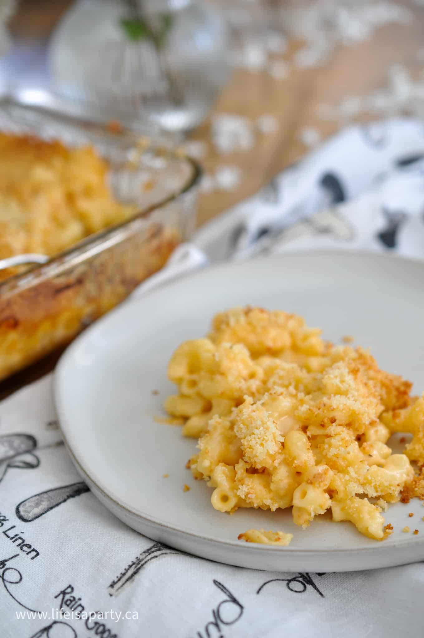 Mac and cheese recipe with panko breadcrumbs