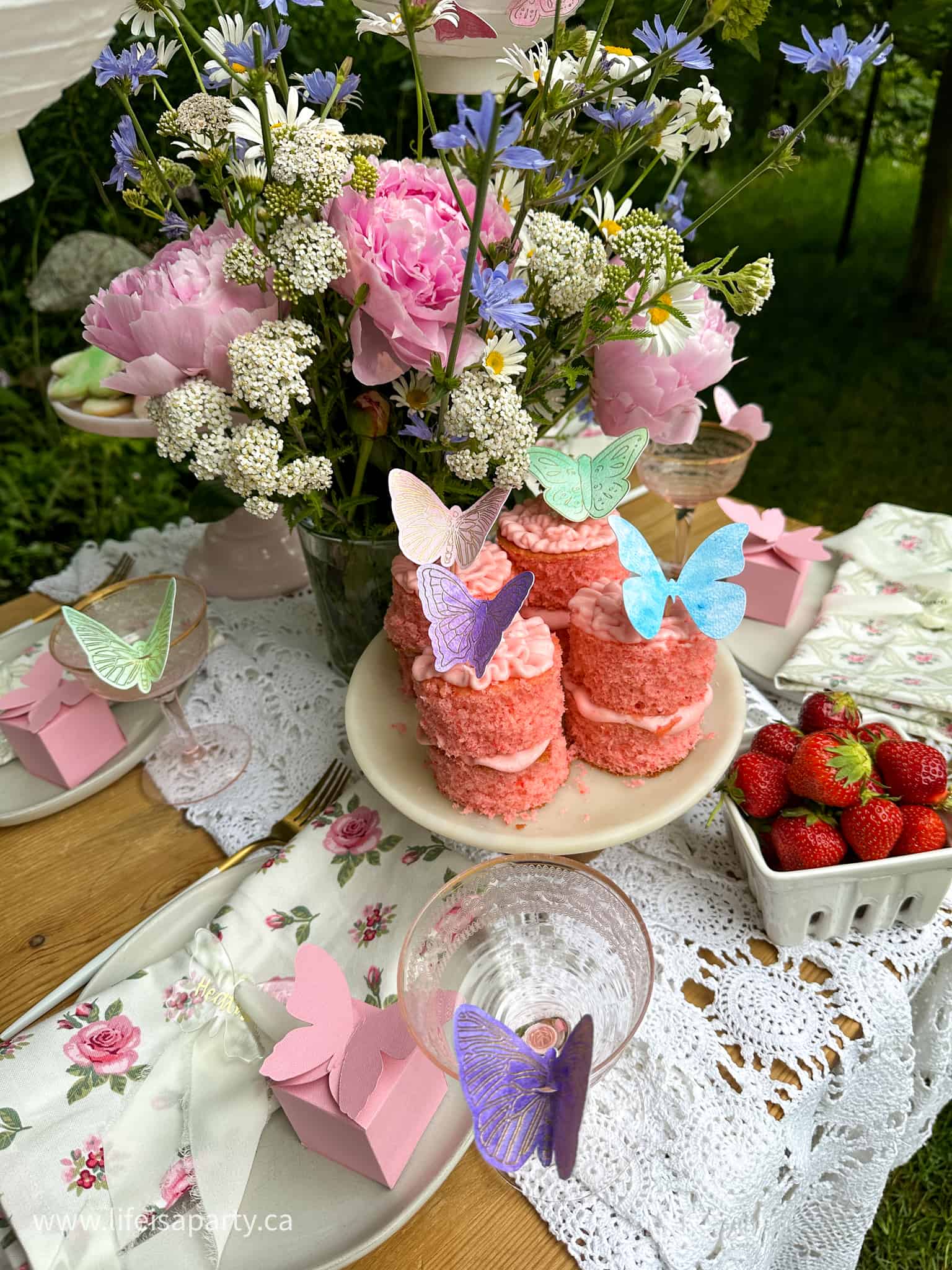 butterfly cake toppers