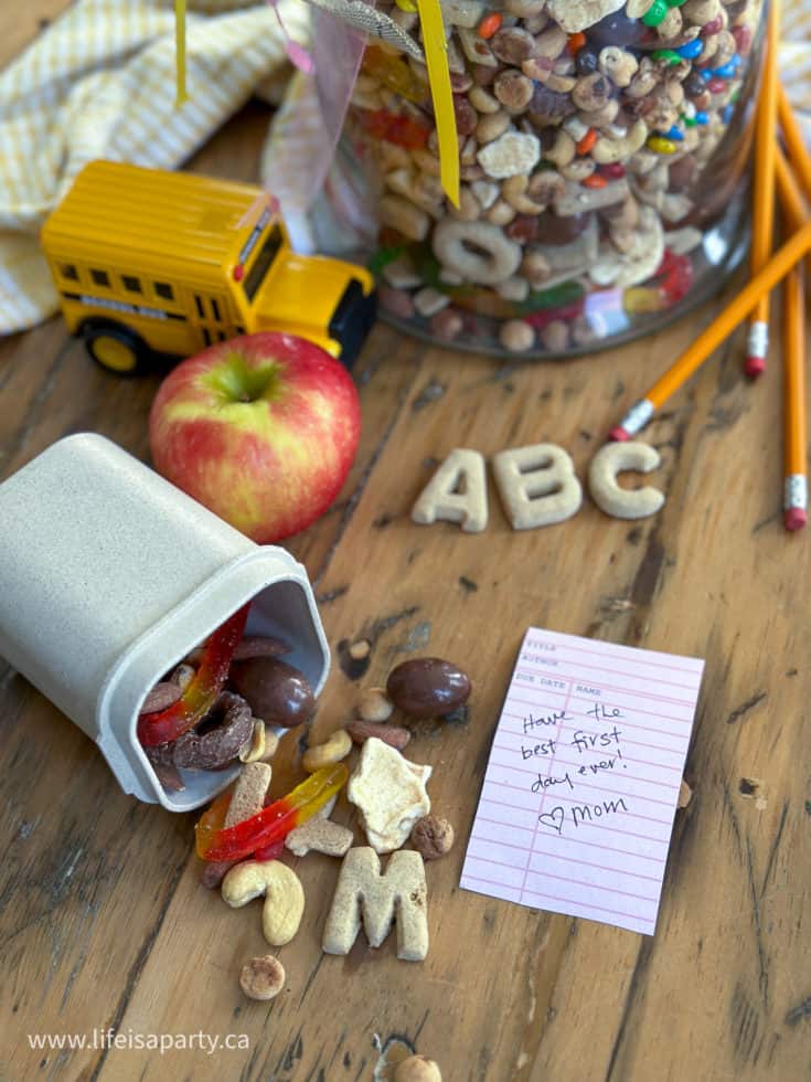 Back To School Snack Mix