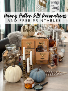 Harry Potter DIY Decor and Free Printables - Life is a Party