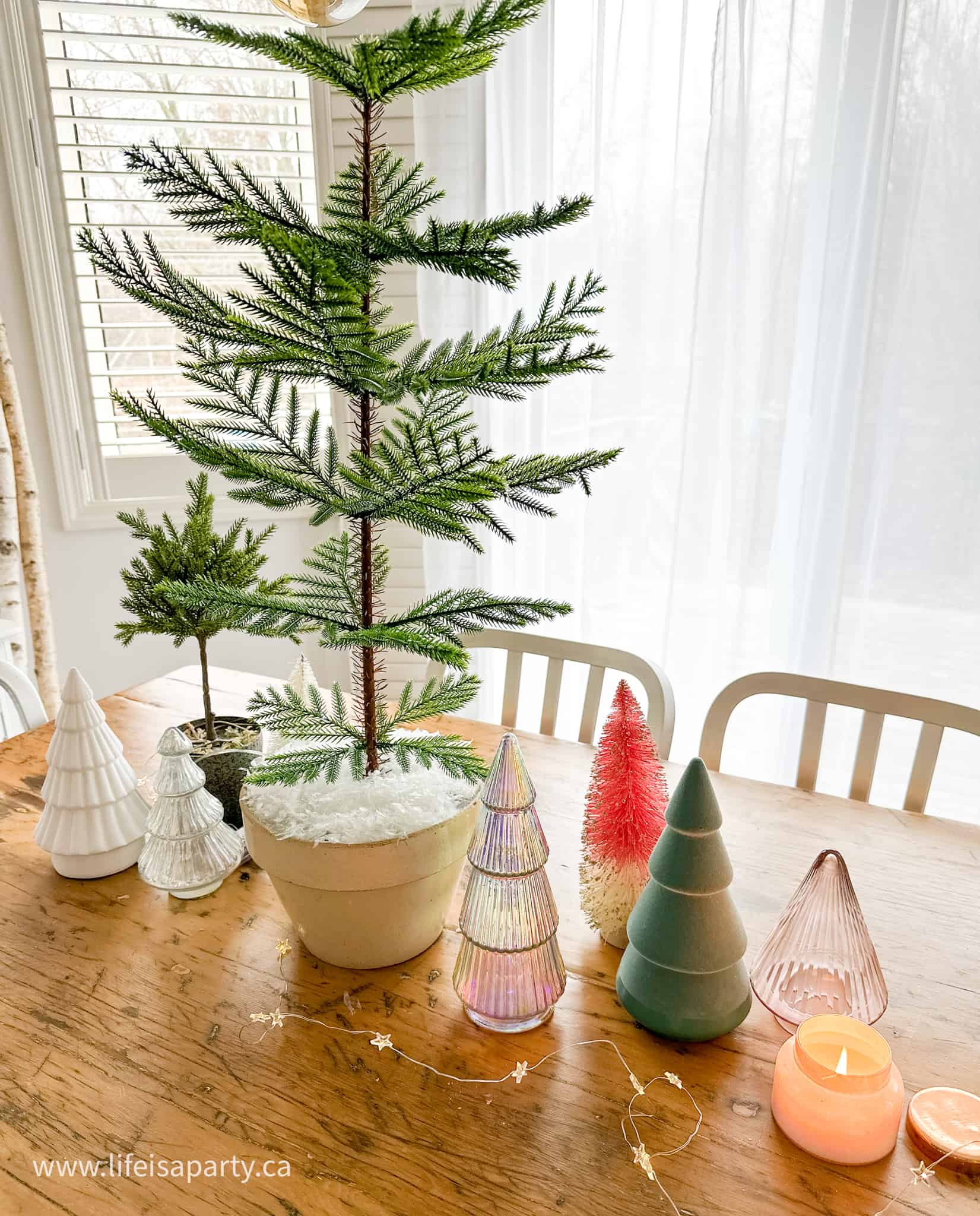 tabletop Christmas trees