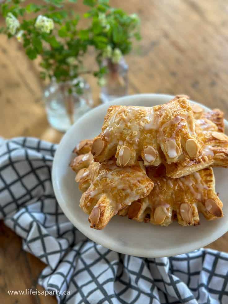 Old Fashioned Almond Bear Claw Pastries