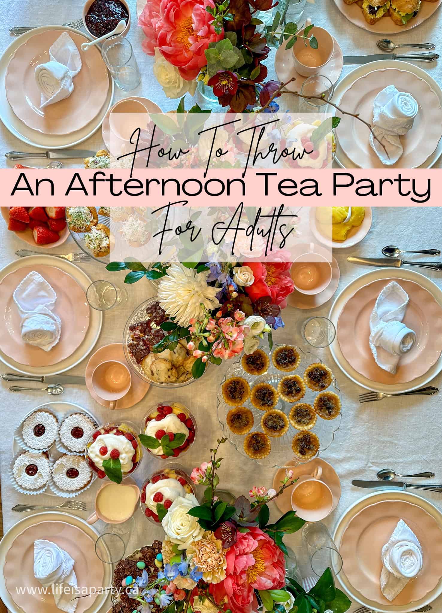 afternoon tea party for adults