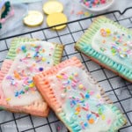 How to make rainbow pop tarts.