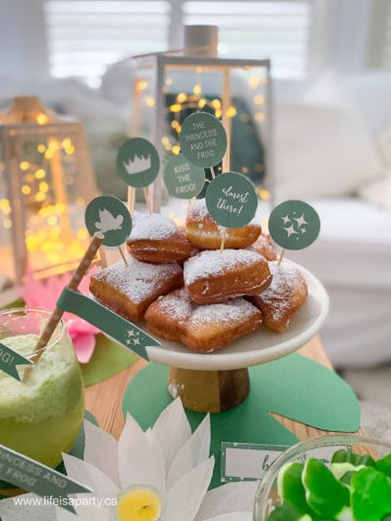 Tiana's Beignet Recipe from The Princess and The Frog - Life is a Party