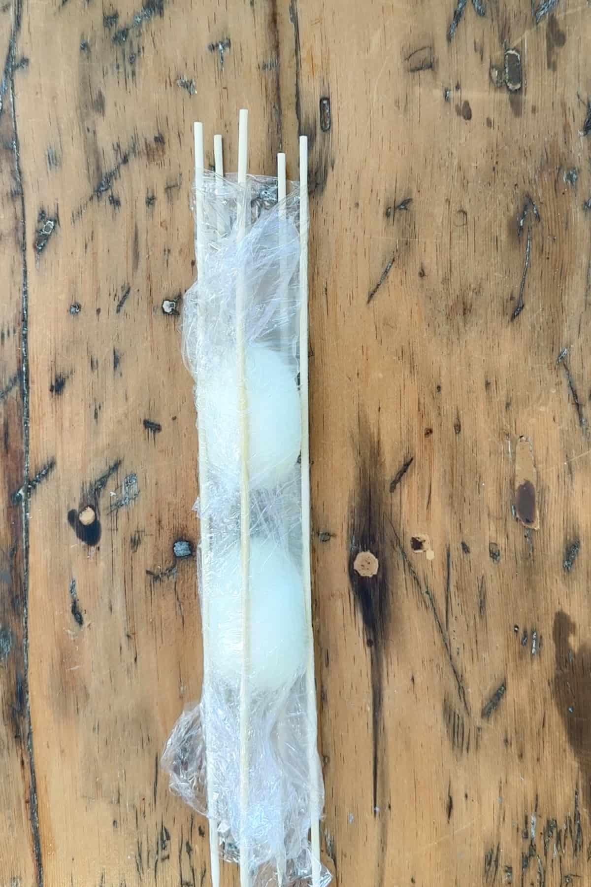 How to shape a hard-boiled egg into a flower.